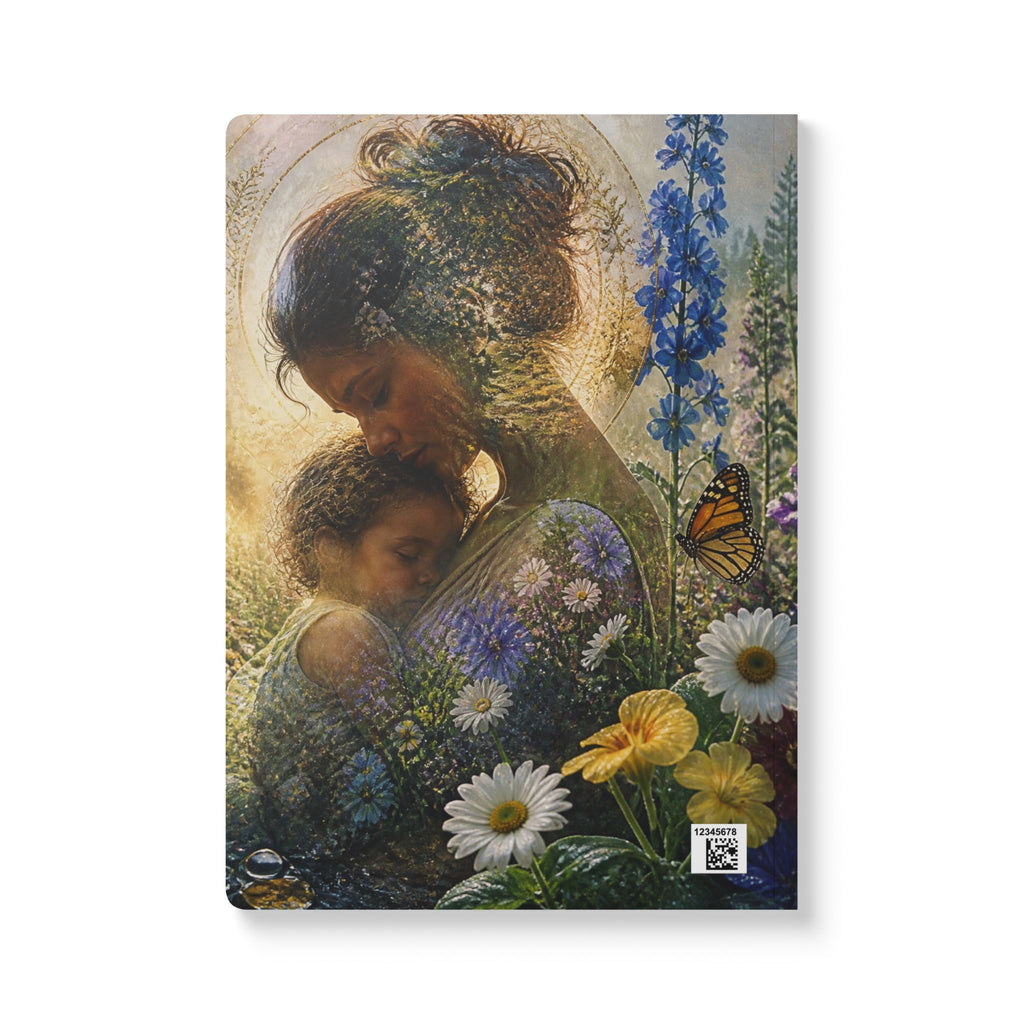 Mother and Child Floral Softcover Journal – Heartfelt Keepsake Notebook