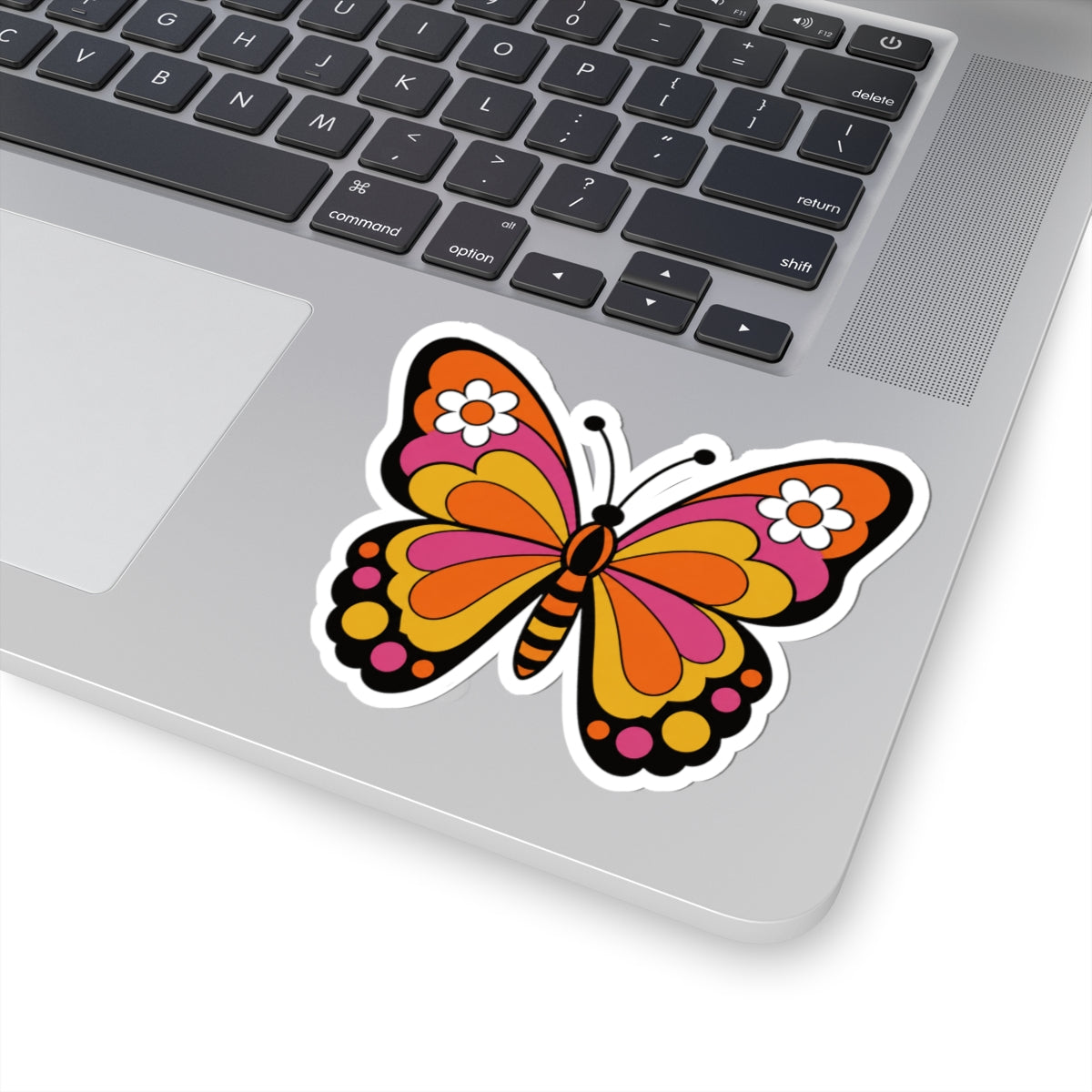 Colorful Butterfly Kiss-Cut Sticker