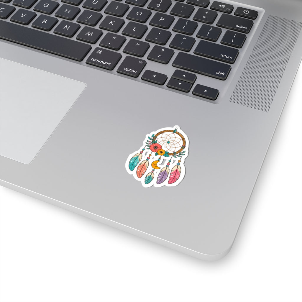 Colorful Boho Dreamcatcher Kiss-Cut Sticker