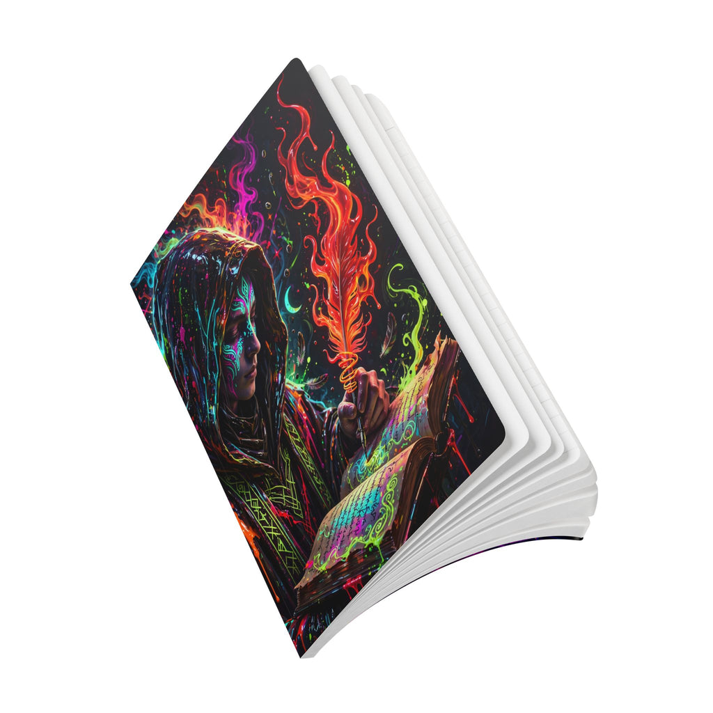 Journal — Neon Wizard Spellbook Softcover Journal