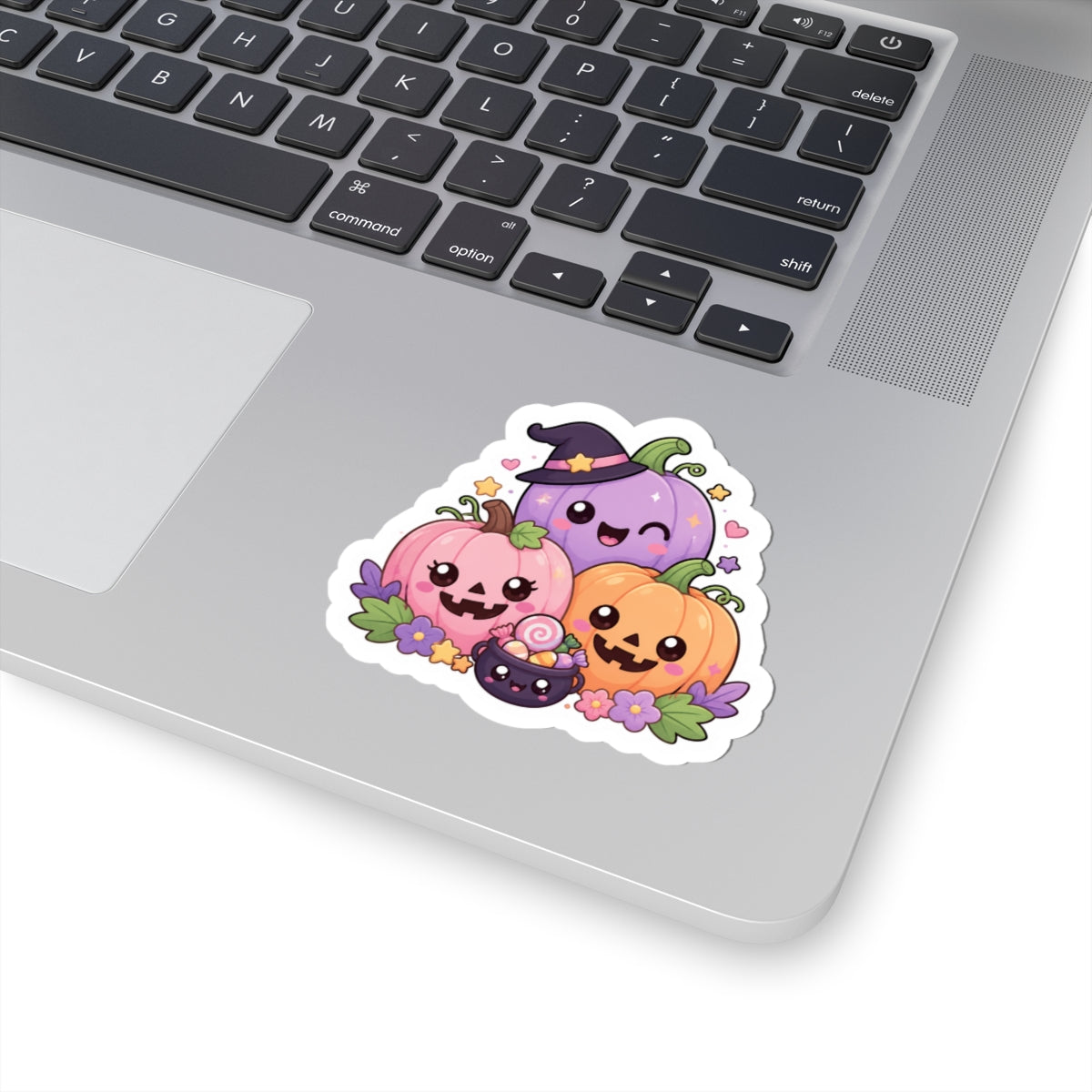 Cute Halloween Pumpkin Stickers — Kawaii Kiss-Cut Sticker Pack