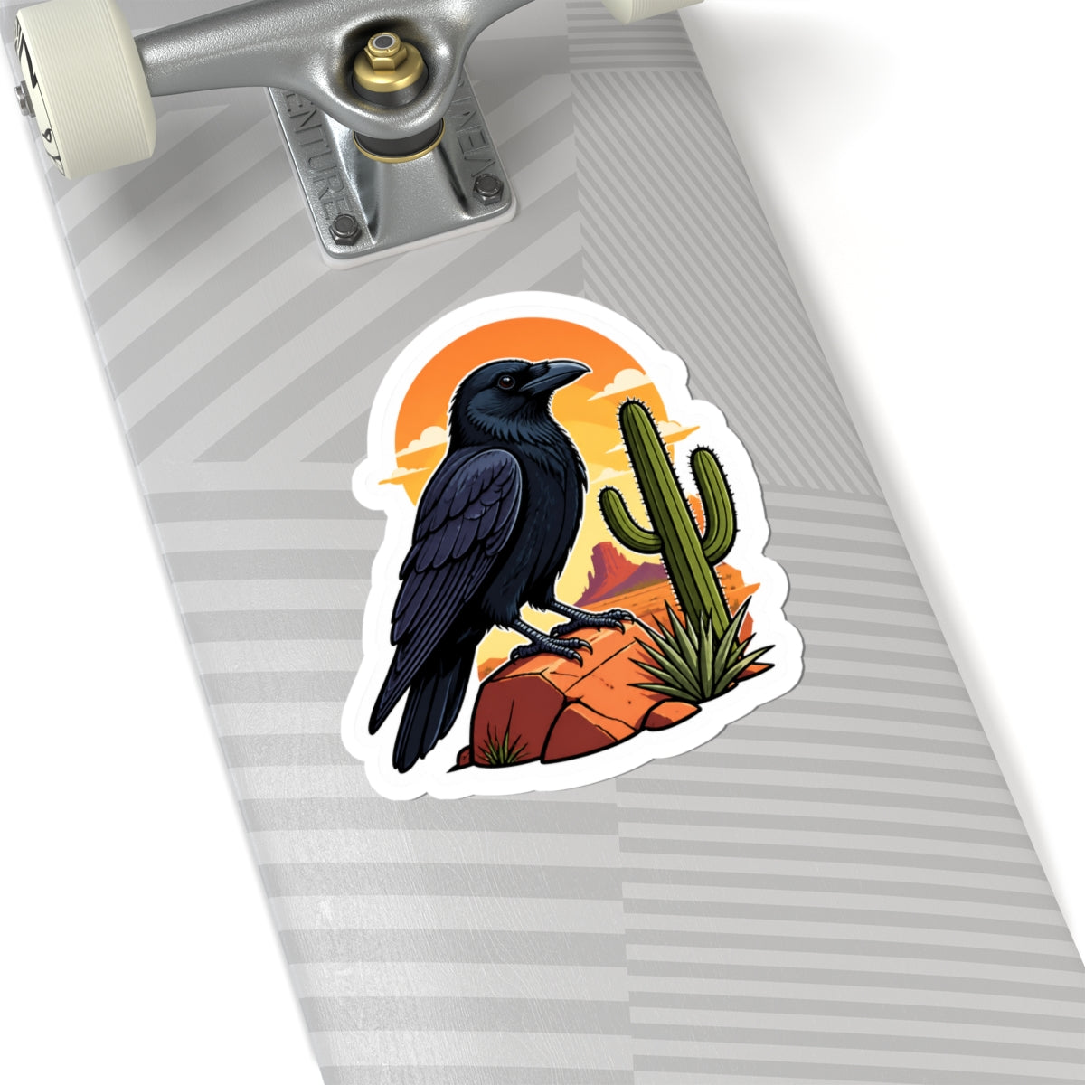 Desert Raven Kiss-Cut Sticker