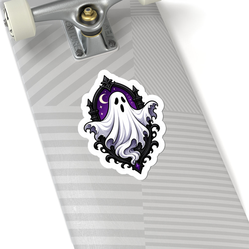 Gothic Ghost Kiss-Cut Sticker