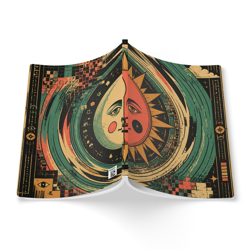 Ultra Static Dreams Tarot Softcover Journal — Retro Astrology Notebook