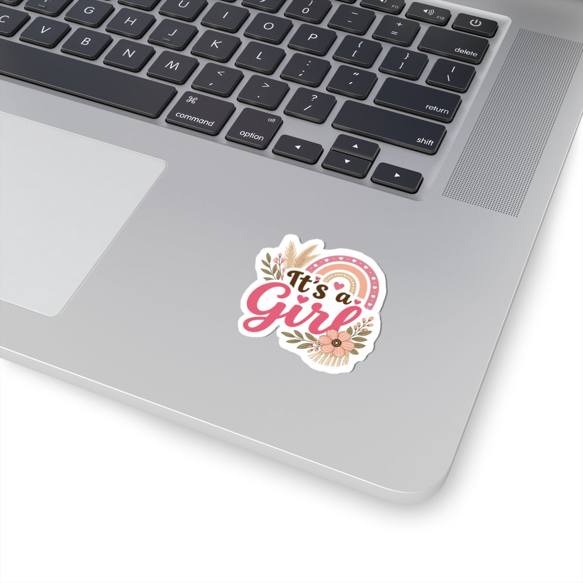 It’s a Girl Floral Boho Kiss-Cut Sticker