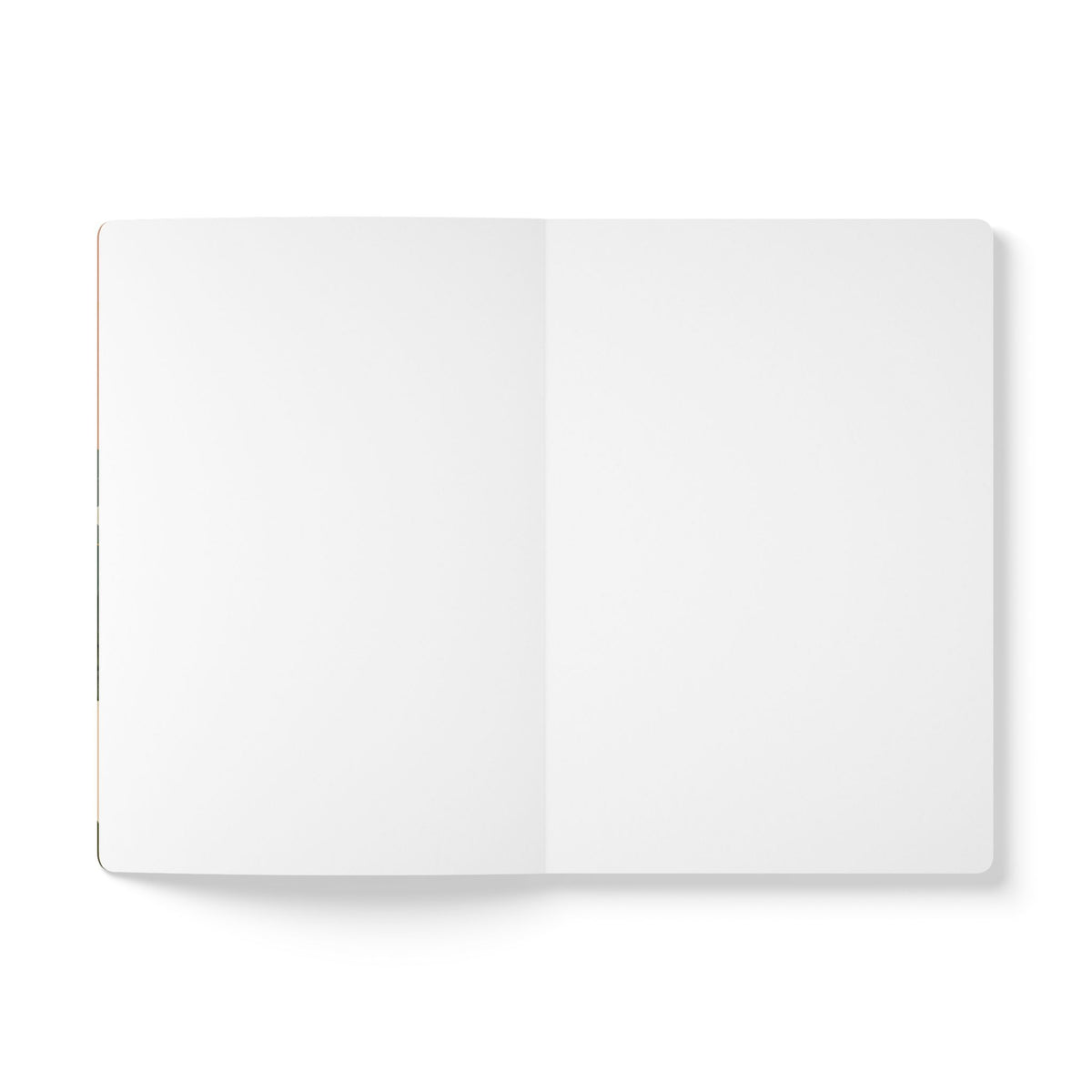 Moonlit Garden Softcover Journal — Floral Cosmic Notebook for Reflection & Dreams