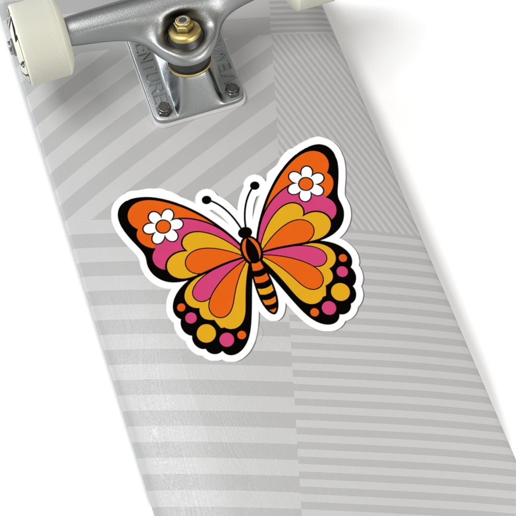 Colorful Butterfly Kiss-Cut Sticker
