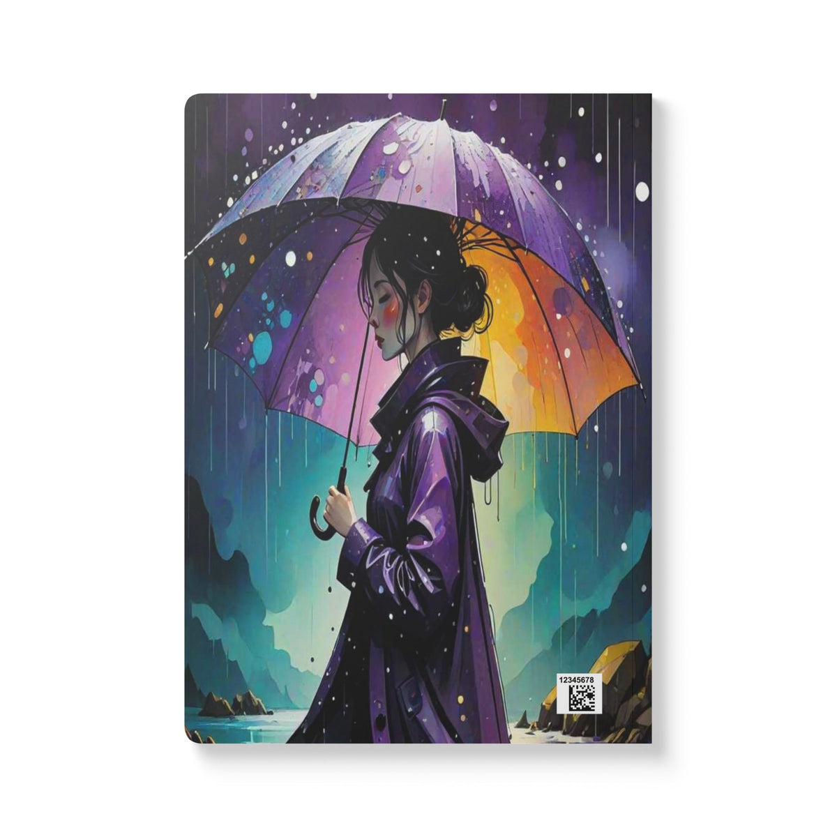 Rainy Day Softcover Journal (with Inside Prints)
