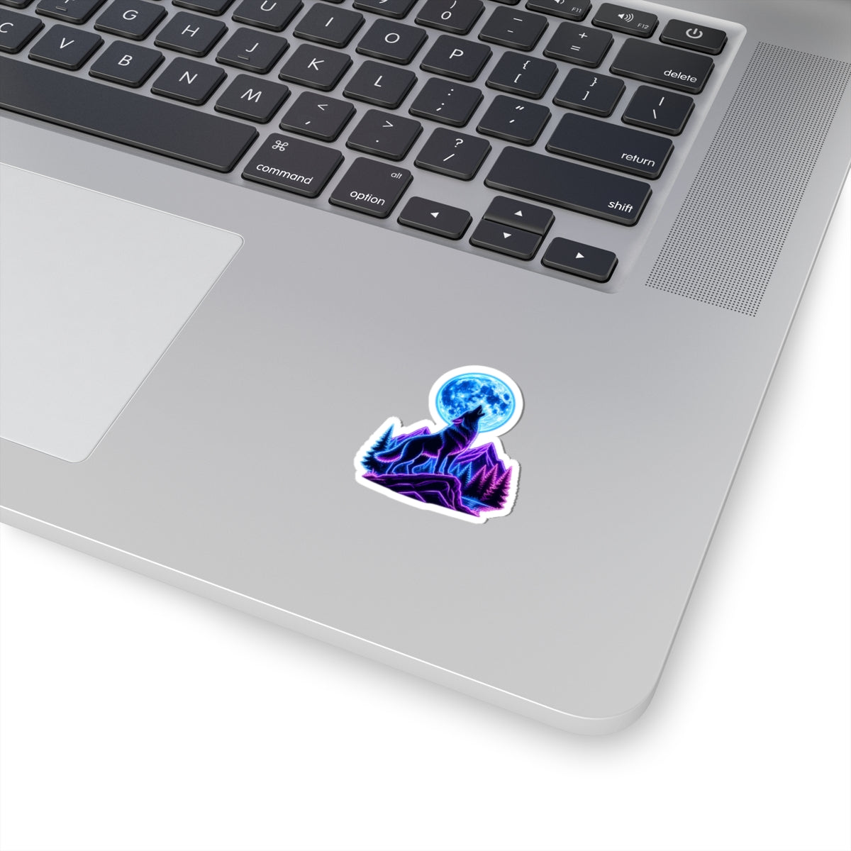 Howling Wolf Moon Kiss-Cut Sticker