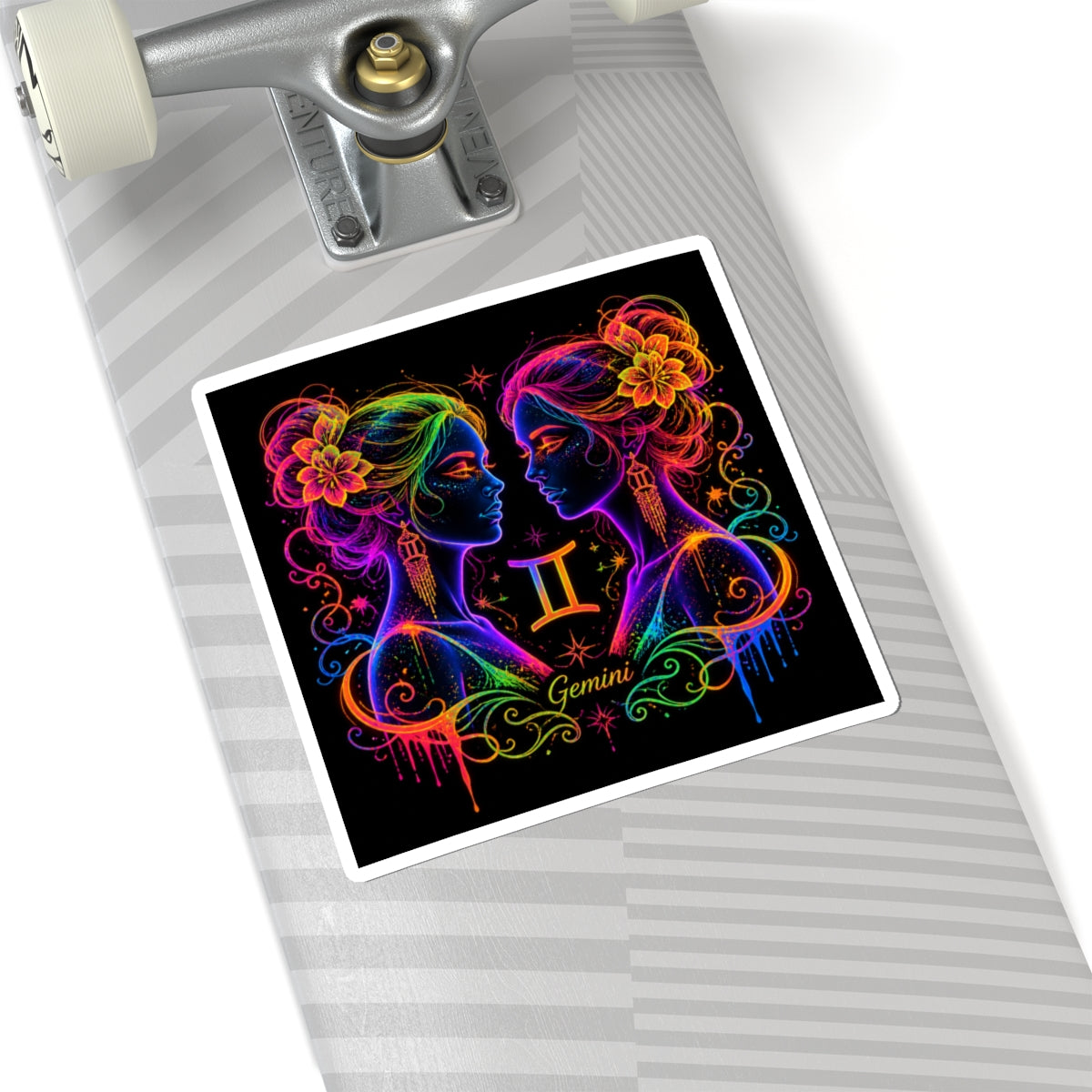 Gemini Zodiac Kiss-Cut Sticker