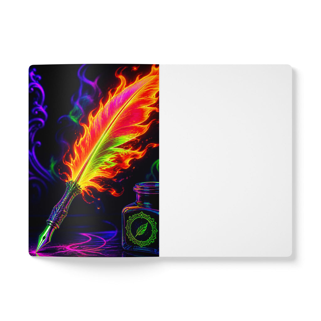 Journal — Neon Wizard Spellbook Softcover Journal