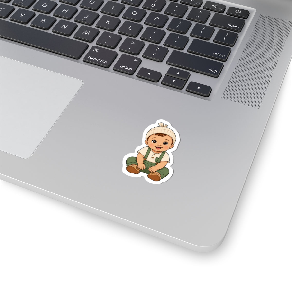 Adorable Baby Boy Kiss-Cut Sticker