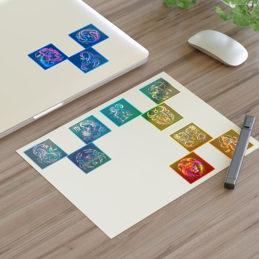 Colorful Zodiac Signs Sticker Sheets